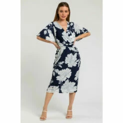 Roman Petite Angel Sleeve Dress For Female