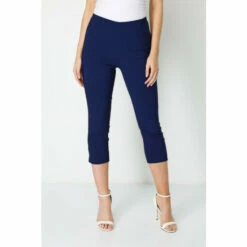 Roman Cropped Stretch Trouser For Female